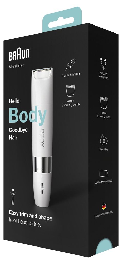 Braun Mini Trimmer BS1000 Körperrasierer Produktbild 