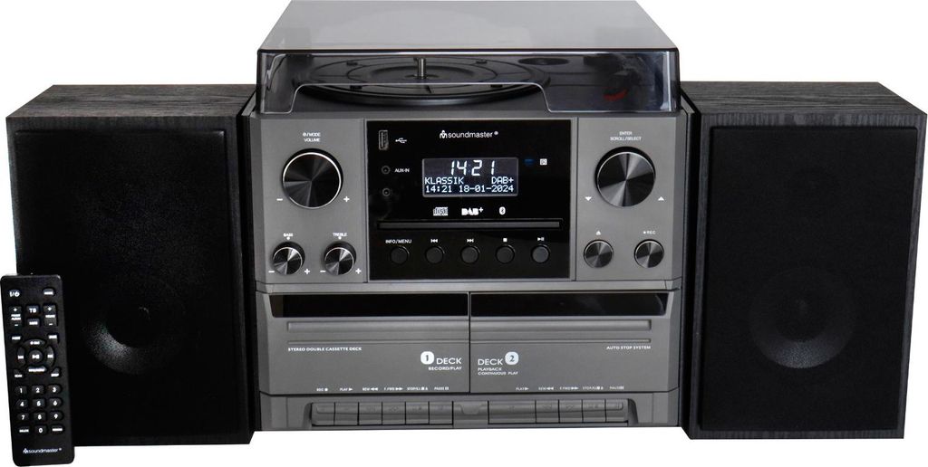 SOUNDMASTER MCD5600SW, impianto Hi-Fi retrò, DAB Immagine del prodotto 