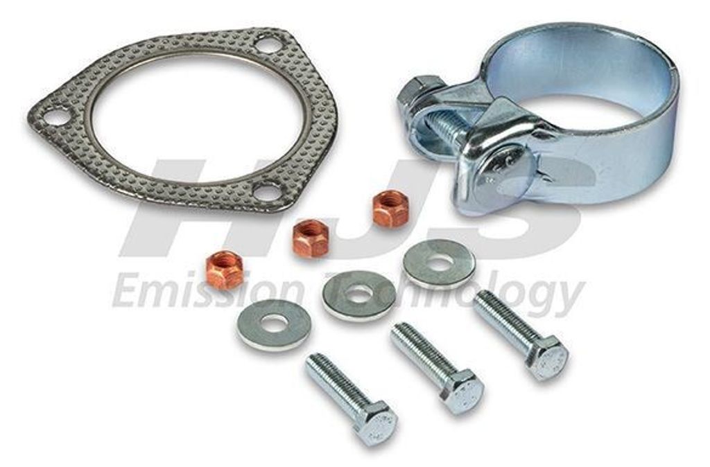 HJS Montagesatz Katalysator Montagesatz Abgasanlage 82 35 8100 für VOLVO 240 Kombi (P245)