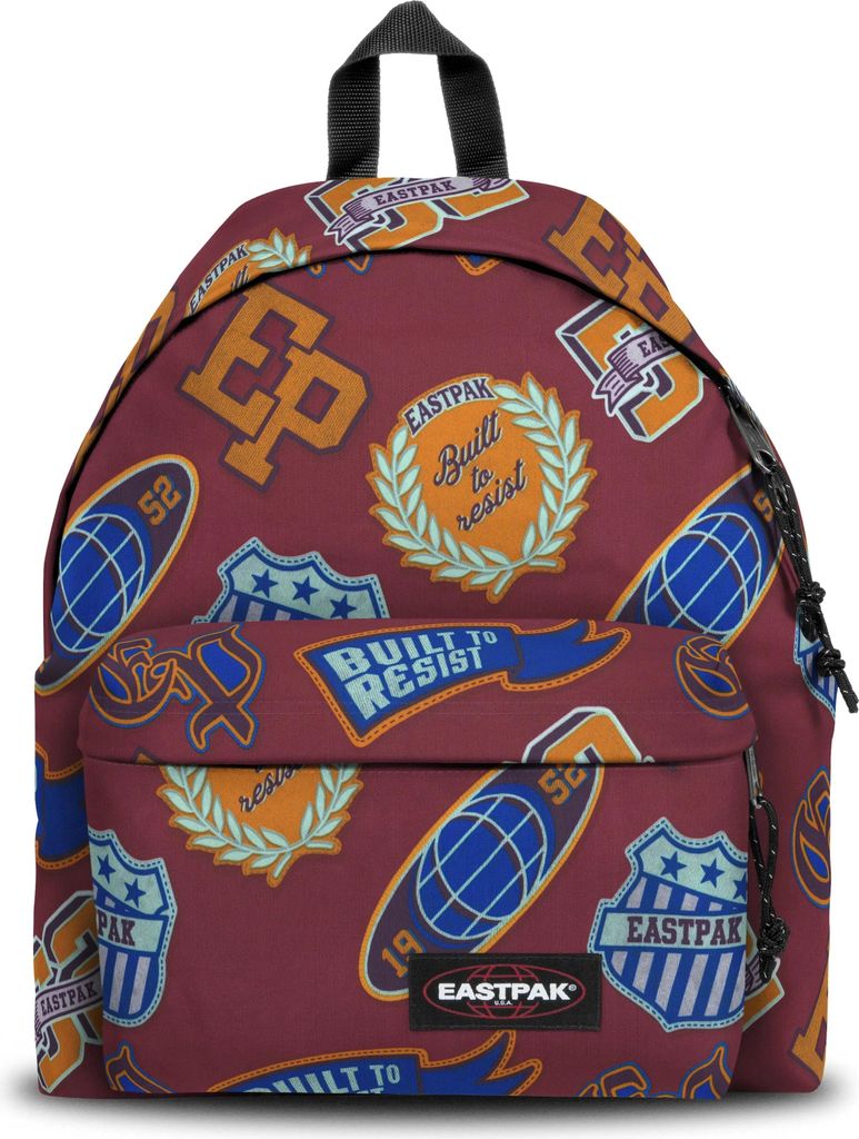 EASTPAK Schulrucksack Rucksack mit Laptopfach Padded Pak'r 24L Clash Burgundy weinrot