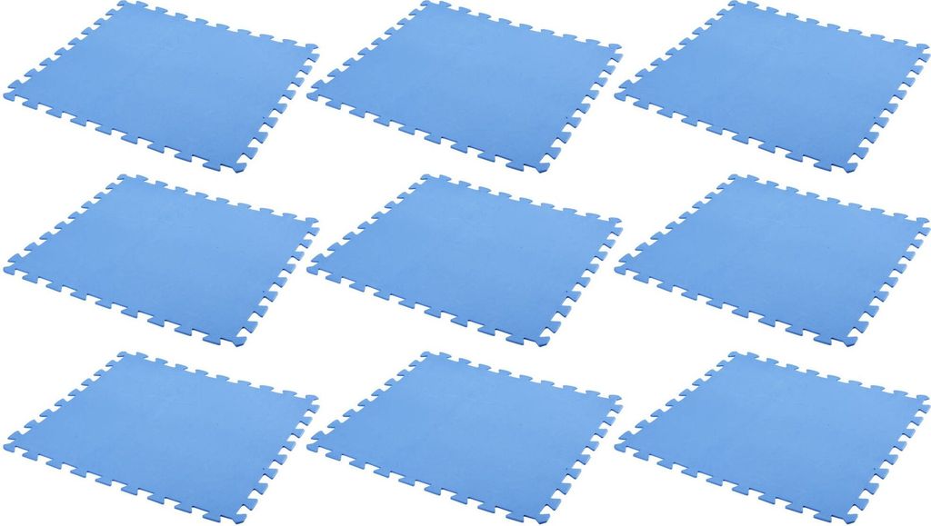 Penová podložka do bazéna modrá 50x50 cm 9 ks Obrázok produktu 