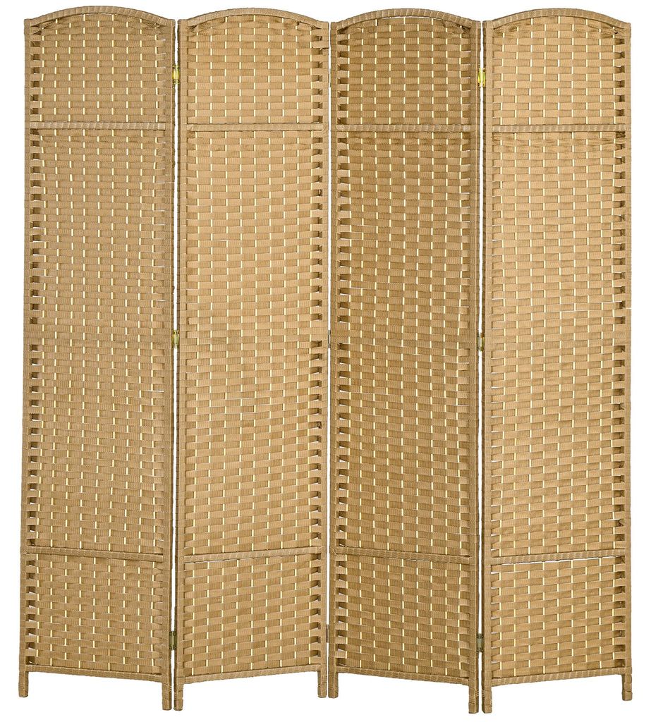 HOMCOM Roomdivider, 4-delig, 160 x 170 cm, scheidingswand Productafbeelding 