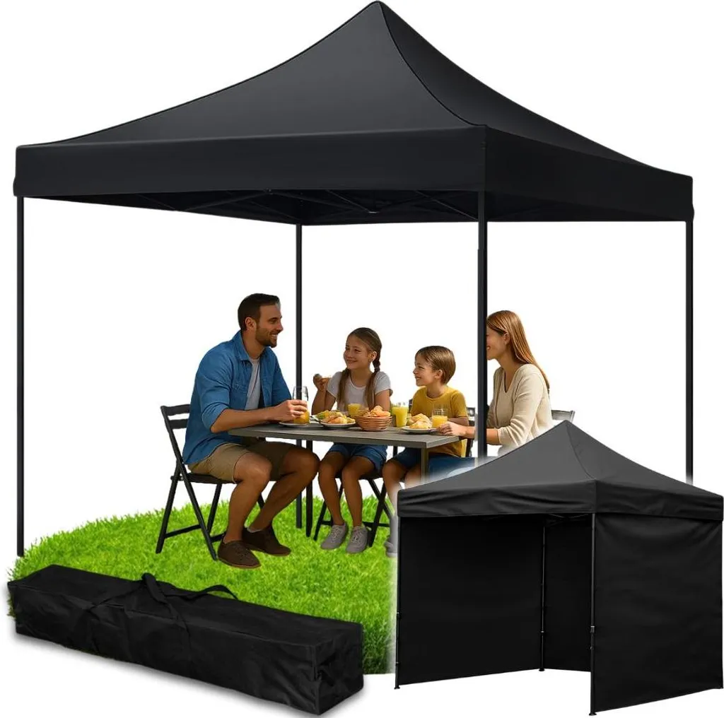 Tenda Eventi 3x3 Automontante - Padiglione Giardino Robusto e Rapido