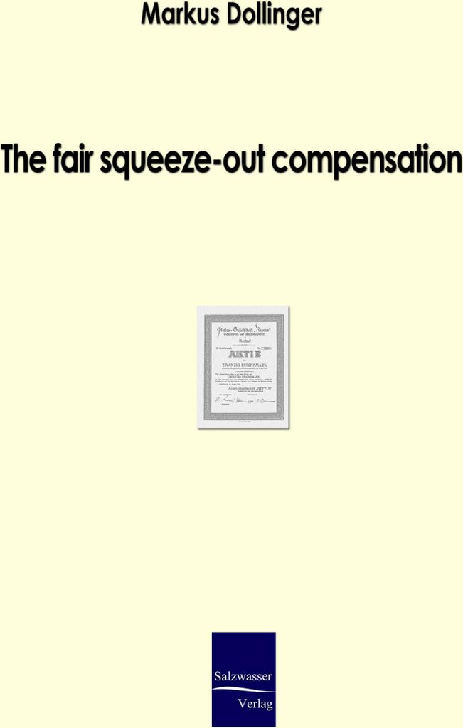 The fair squeeze-out compensation