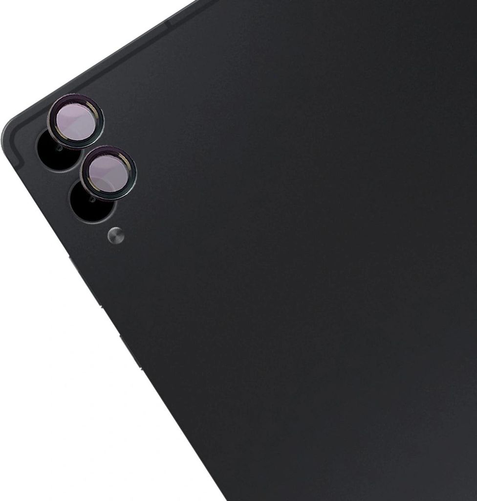 Glas für die Kamera für Galaxy Tab S11 Ultra, Bizon Glass Tab Snap Lens, 1 Set, schwarzer Rahmen