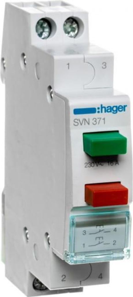Pulsante, 2x 2S - Pulsante per scheda di distribuzione Immagine del prodotto 