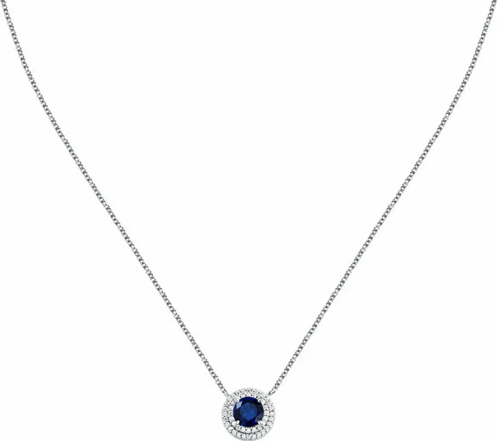 Morellato Tesori SAIW271 Collana Donna Argento Zirconi Blu | Lusso Accessibile