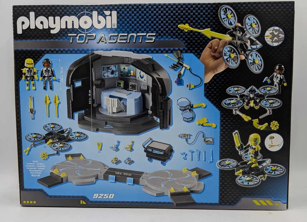 PLAYMOBIL Top Agents 9250 Centre de Commandement du Dr. Drone Labo - 12