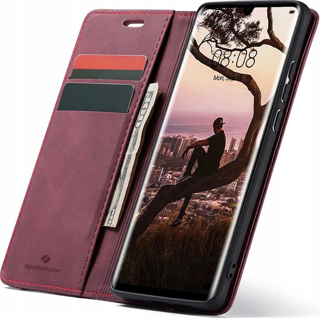 Spacecase Geldbörse Huawei P30 Pro rot