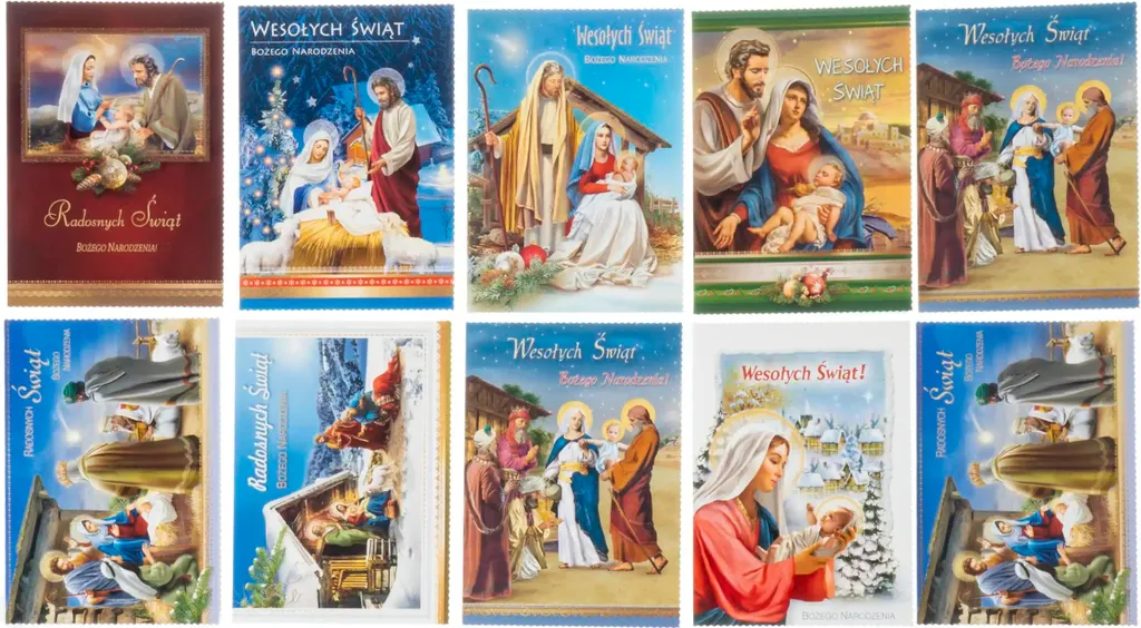 Envoyez vos vœux de Noël avec ce lot de 10 cartes Sainte Famille B6