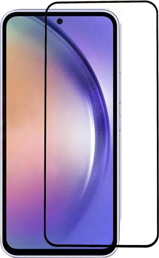 5D Schutzglas kompatibel mit Samsung Galaxy A56 gebogen gehärtetem Glas Film voll Klebstoff und Abdeckung