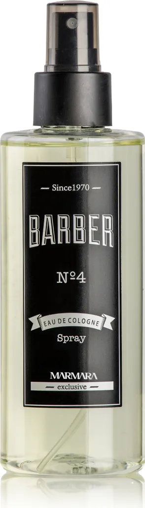 Eau de Cologne Marmara Barber No.4 250 ml vaporisateur de fraîcheur