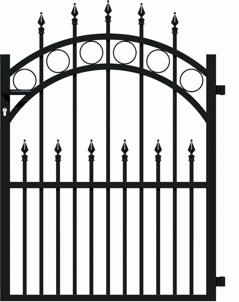 Alberts 510107 Porte individuelle Bordeaux, noir mat, Image du produit 