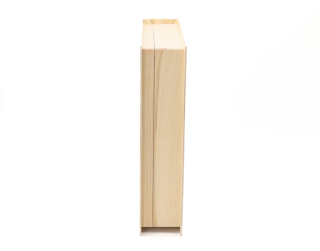 Rangez vos documents discrètement avec cette boîte livre bois format A4