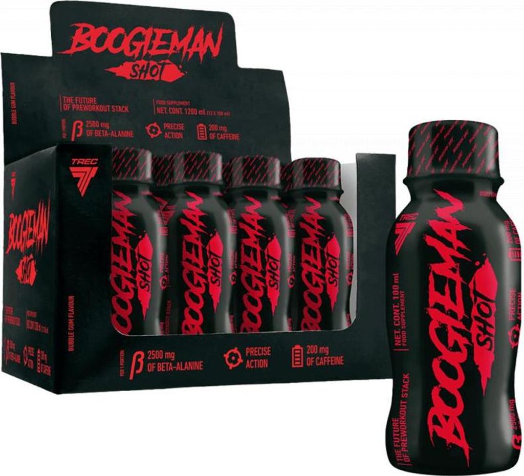 Trec Nutrition Boogieman Shot (12x100ml) Bubblegum - Produktbild 