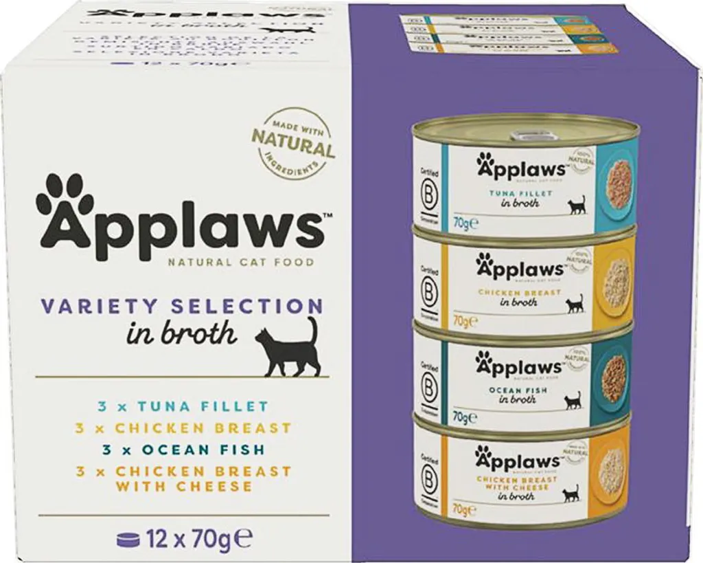 Nourriture humide pour chat Applaws Multipack Supreme mix 12 x 70 g