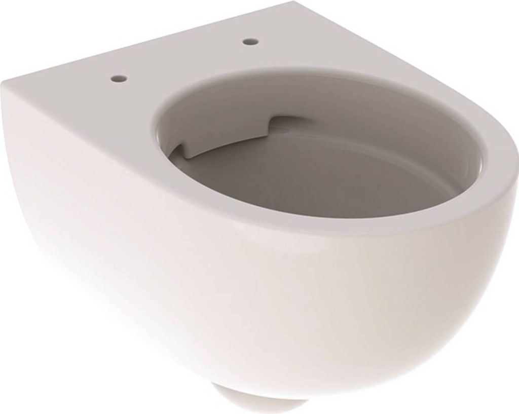 Geberit Renova Compact Wand-WC Tiefspüler, 500377, verkürzte Ausladung, rimfree, geschlossene Form, 500.377.01.1