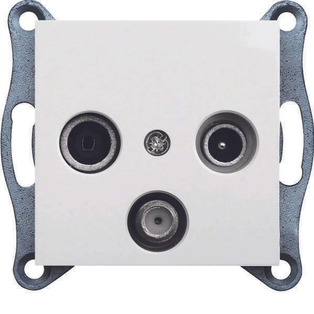 Presa RTV - Terminazione SAT, bianco WL3110 Lumina Hager