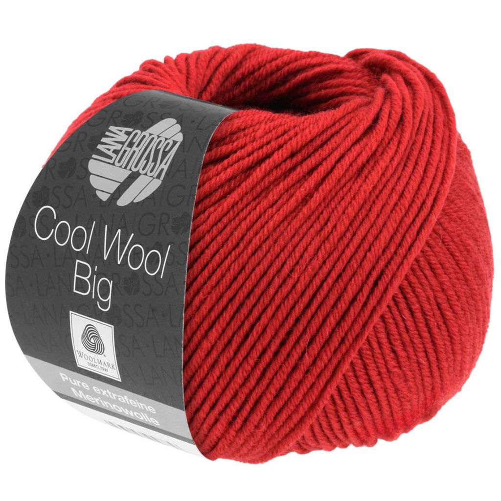 Lana Grossa - Cool Wool Big 0924 dunkelrot Produktbild 