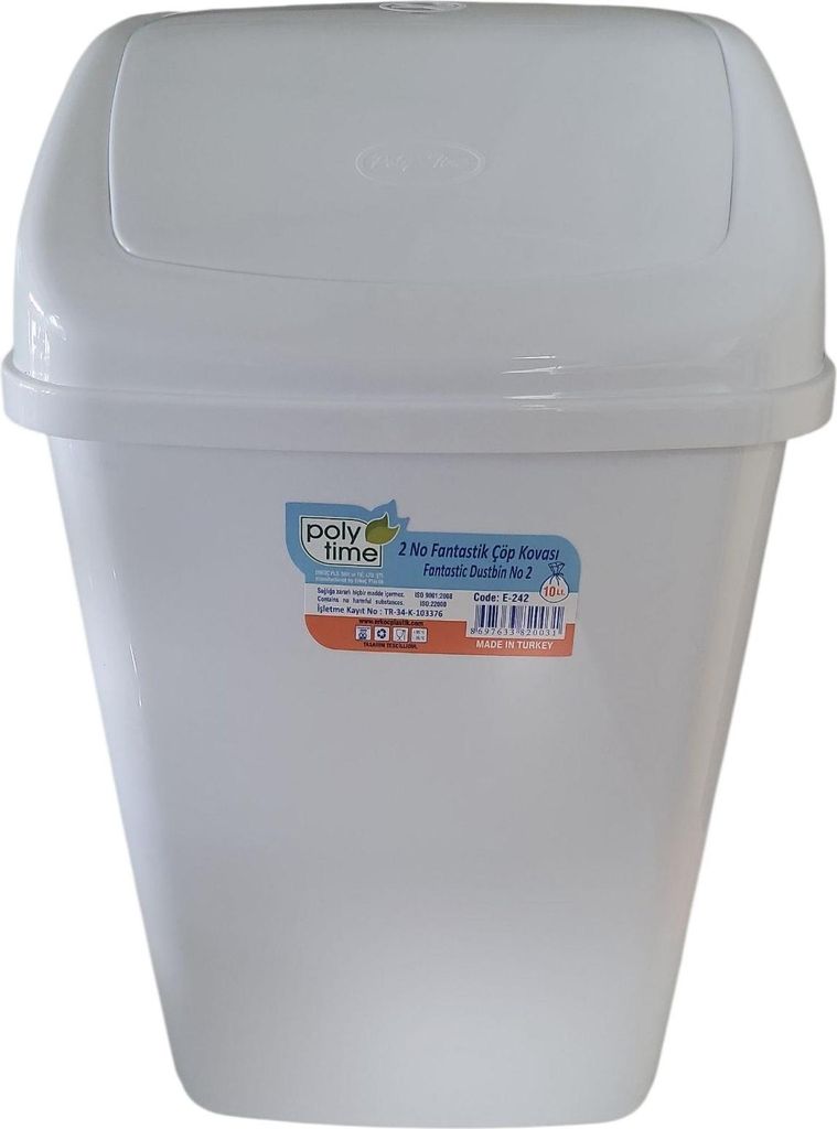 Poly Time Mülleimer Kosmetikeimer 10 Liter
