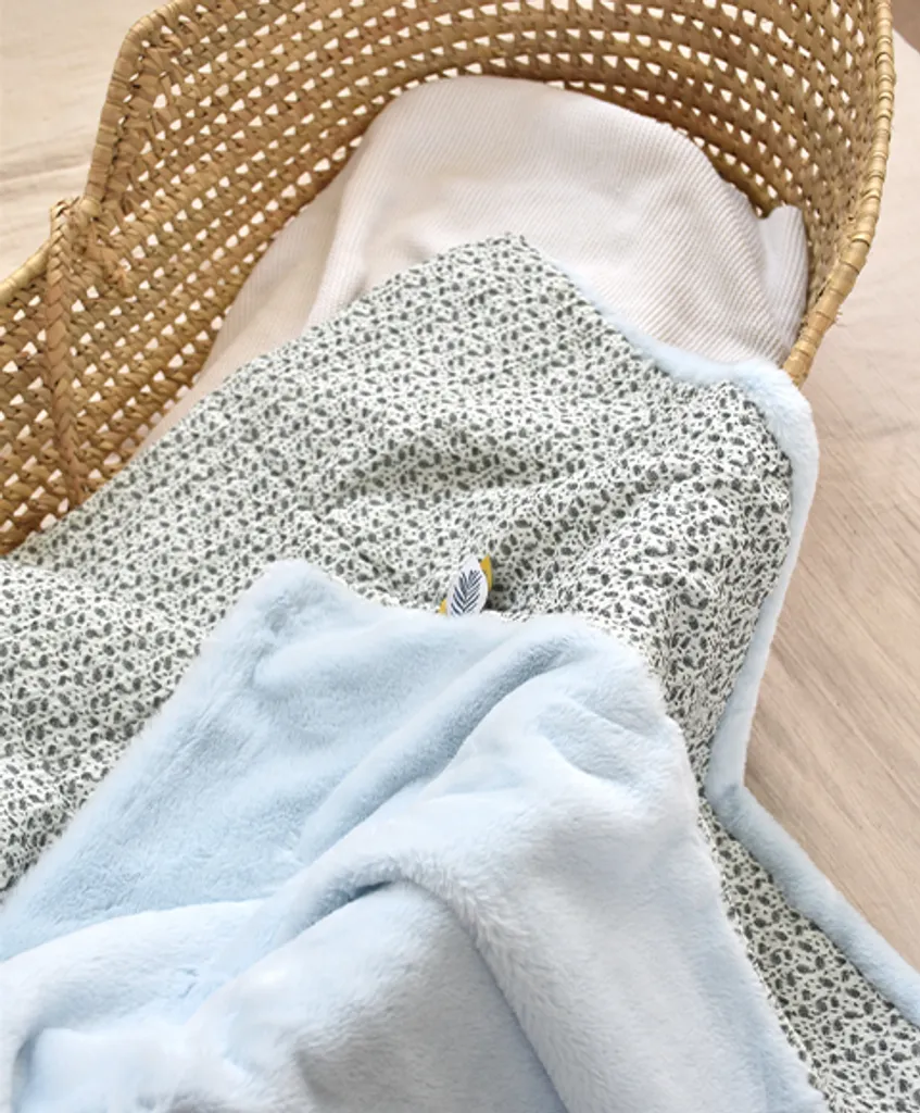 Doudou Koala Yoca Bleu 70x100 cm : Couverture Peluche Moelleuse - 6