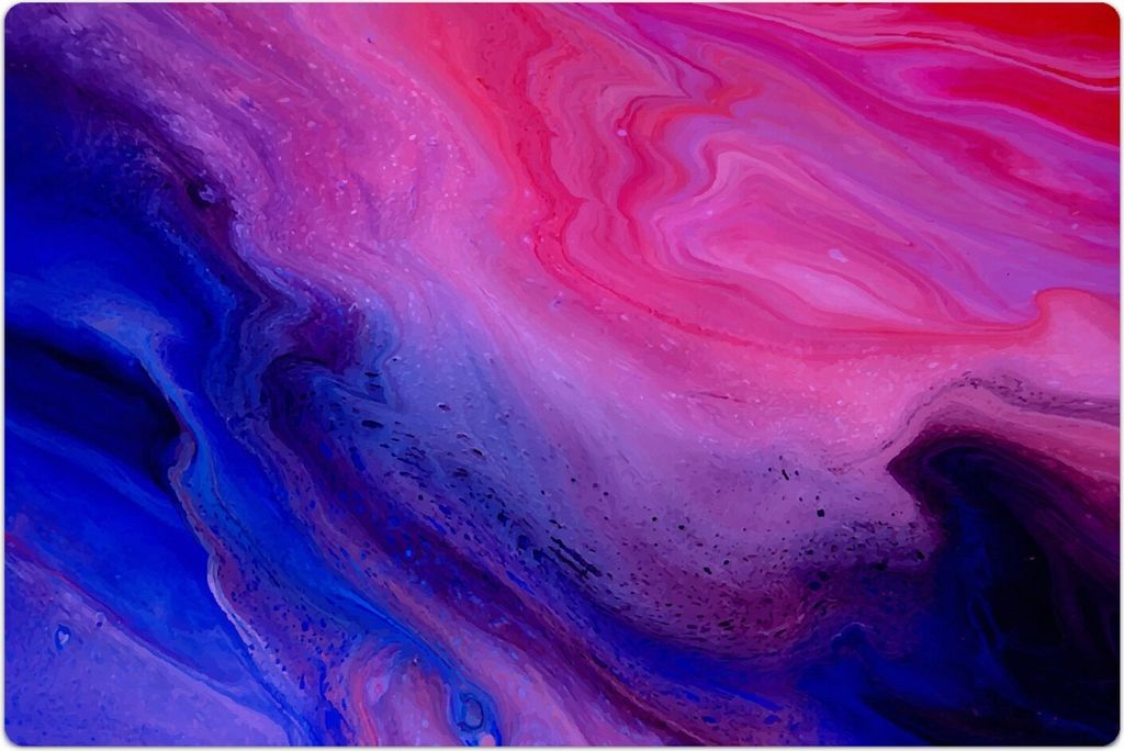 Küchenmatte 150x225 cm Vinylmatte Bodenmatte Dekoration - Farbiger Marmor