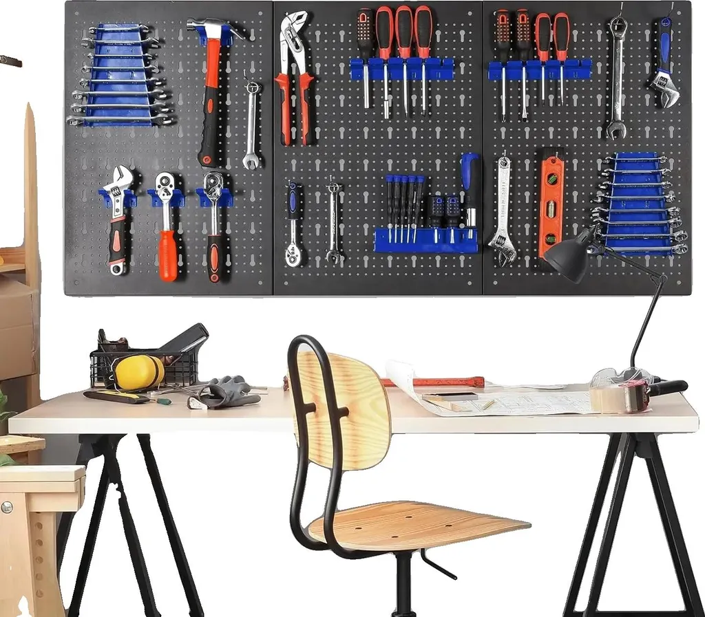Organisateur Mural Outils Gain de Place 120x60 cm - Solution Atelier