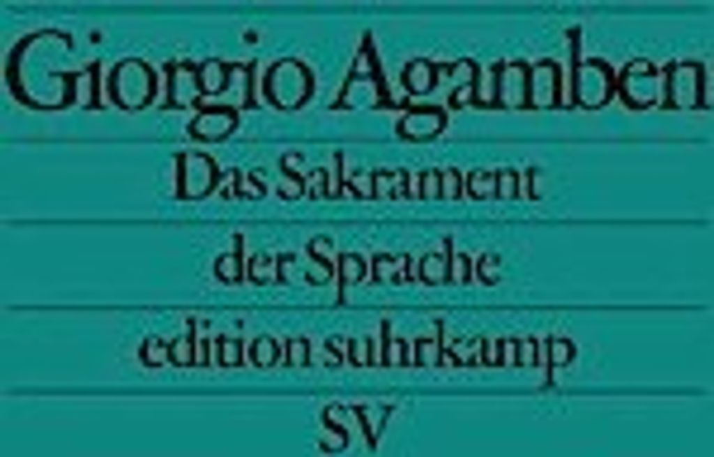 Das Sakrament der Sprache