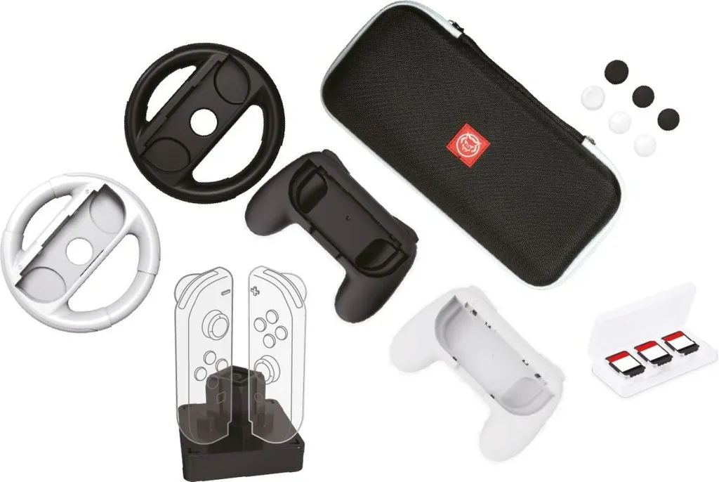 Pack accessoires Switch pour jouer à plusieurs avec volants Qware