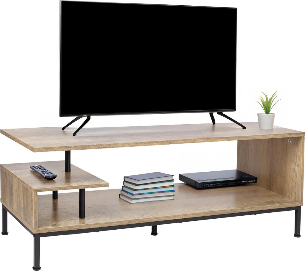 relaxdays TV Lowboard bis 55 Zoll