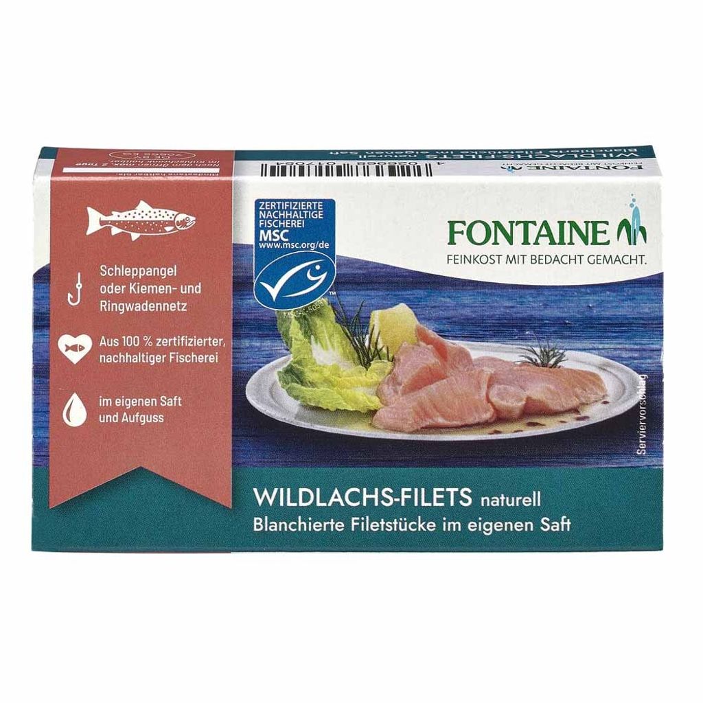Filety z divokého lososa - přírodní 125g Obrázek produktu 