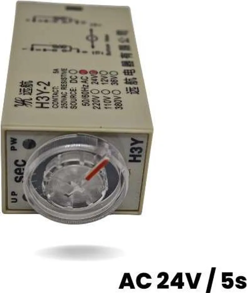 Temporisateur 24V AC pour piloter les moteurs et pompes d'atelier