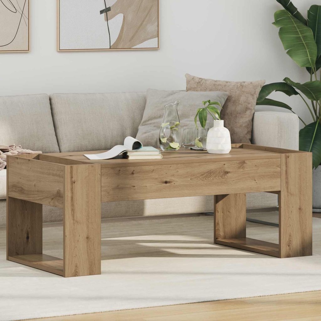 Maison Exclusive - Couchtisch Artisan-Eiche 110 x 50 x 41 cm Holzwerkstoff