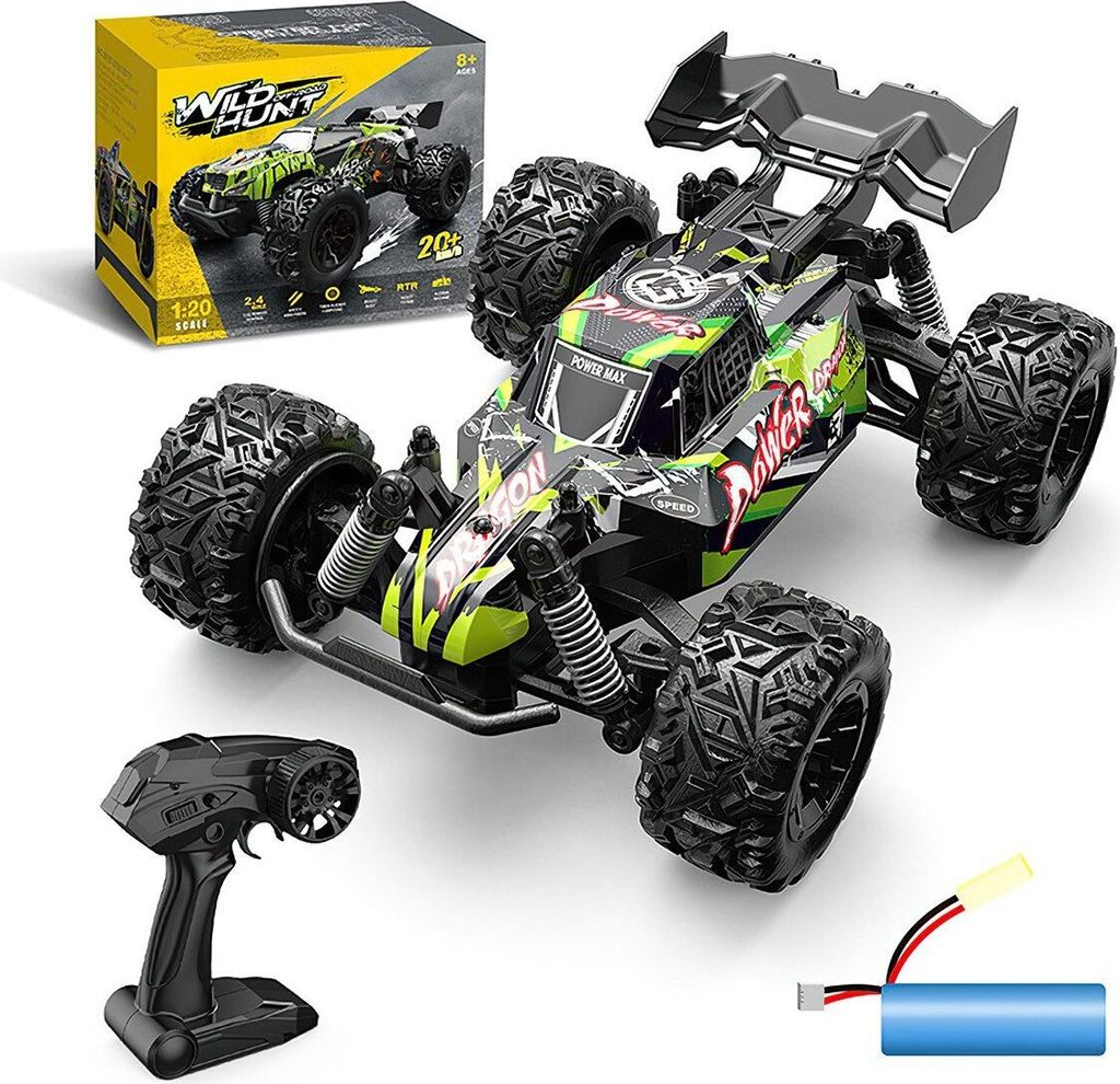 RC-Auto 1:20 ferngesteuertes Geländewagen, 2,4 G Anti-Interferenz, 20 km/h,