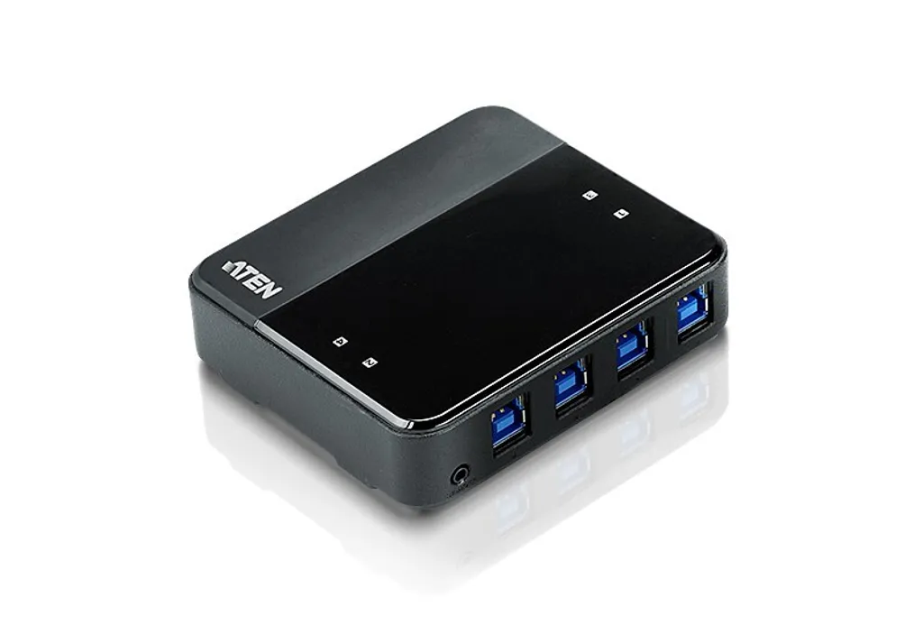 ATEN US434 Commutateur USB 3.2 Gen 1 pour Partage de 4 Périphériques