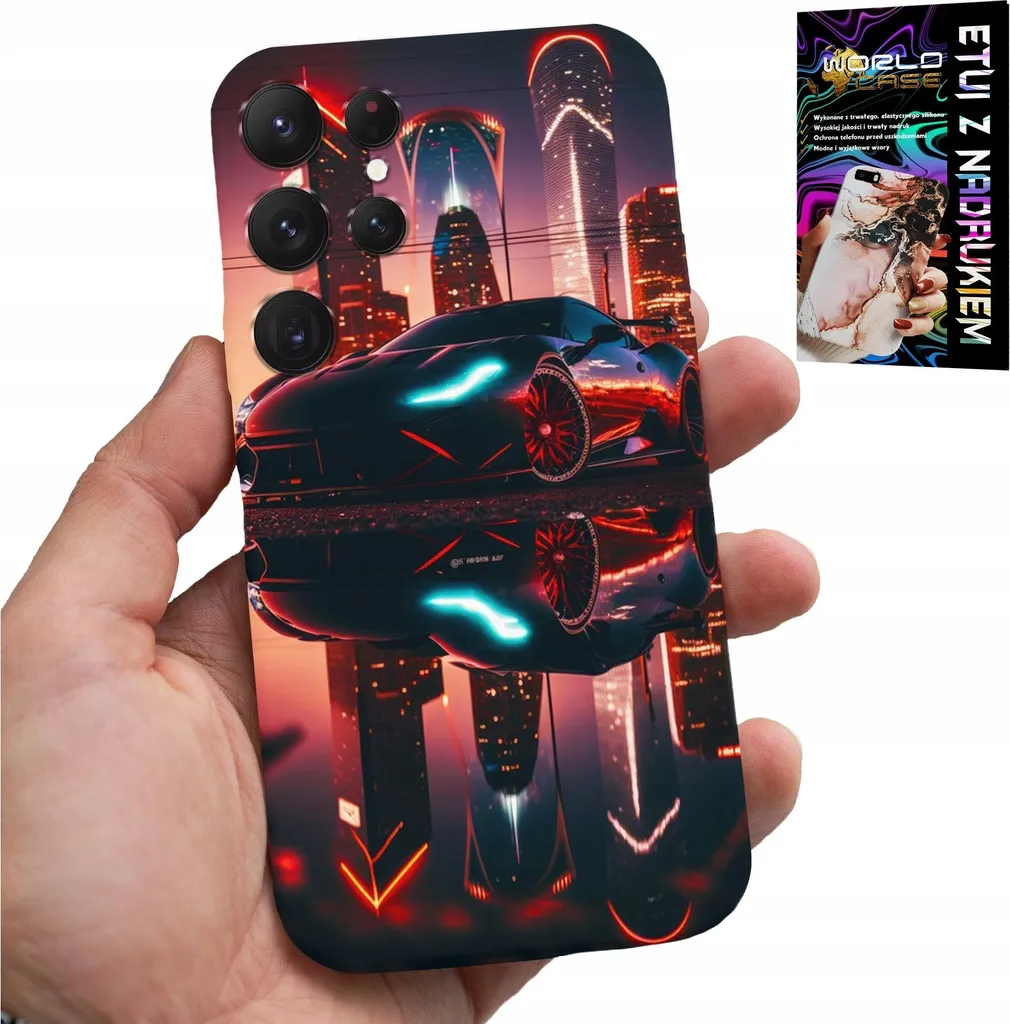 Custodia Per Samsung Galaxy S24 Ultra - Fan Cars, Disegni Per Uomo + Film