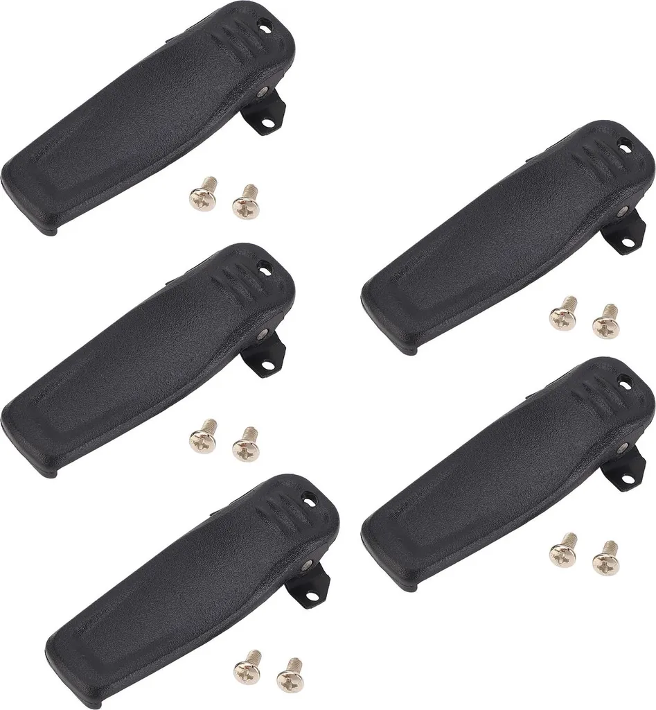 Kit 5X Clip Cintura per Hytera TC-320 | Accessori Radio Professionale