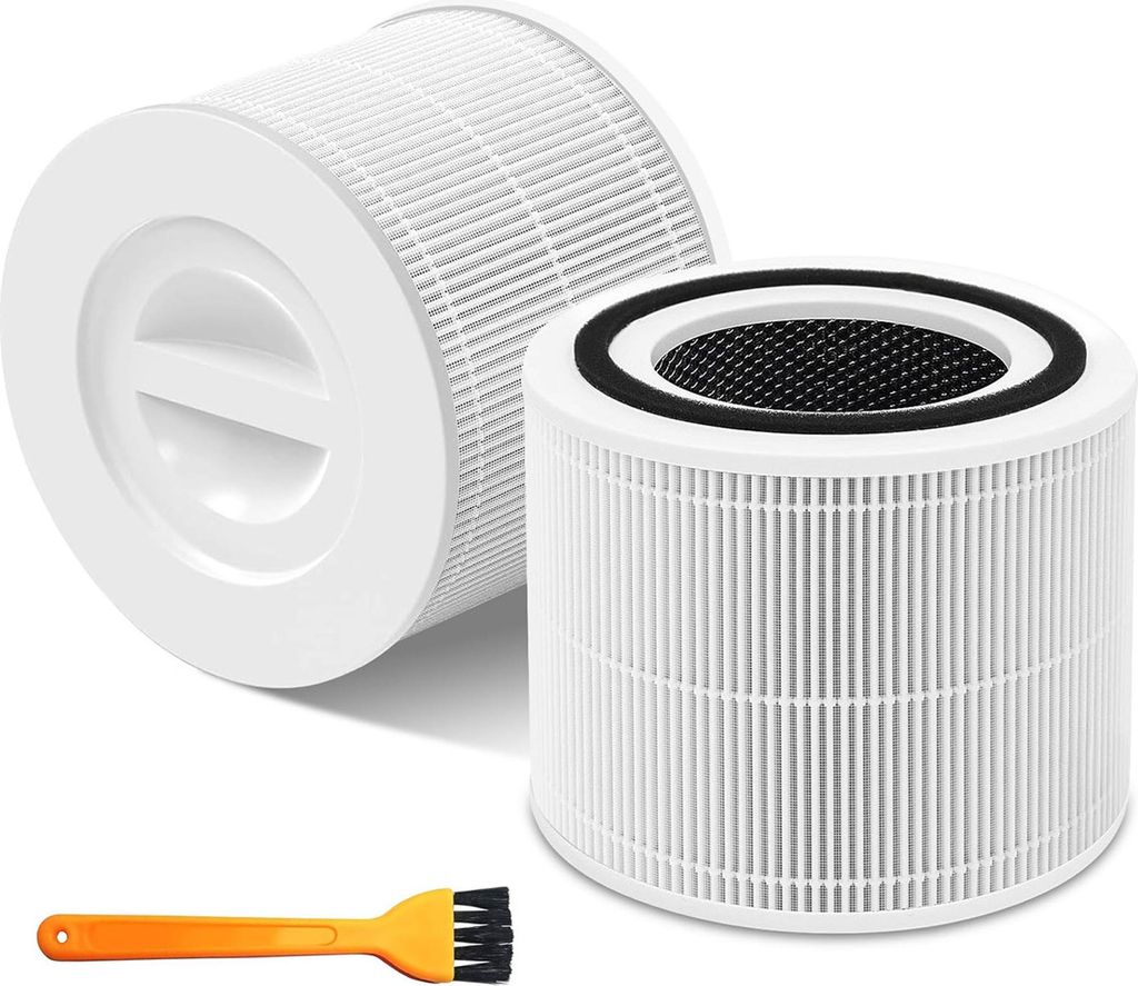 2x Filter kompatibel mit Levoit Core 200s Luftreiniger, H13 HEPA Aktivkohle 3-in-1 Filter, bis zu 99,98 % Reinigung von Staub,Rauch und Allergenen