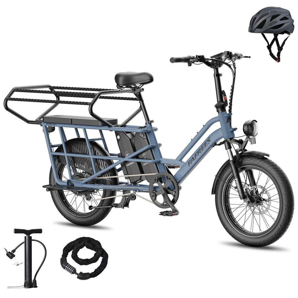 Longtail E-Bike Familie 48 V 30Ah mit Klapplenker & Produktbild 