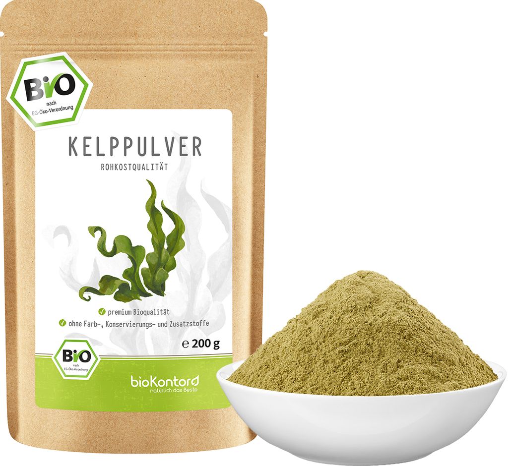 Kelppulver 200 g I Kelpalge Kelp I 100% natürlich - beste Produktbild 