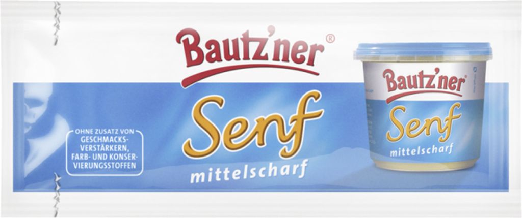 Bautzner Senf mittelscharf - 200x 10ml Produktbild 
