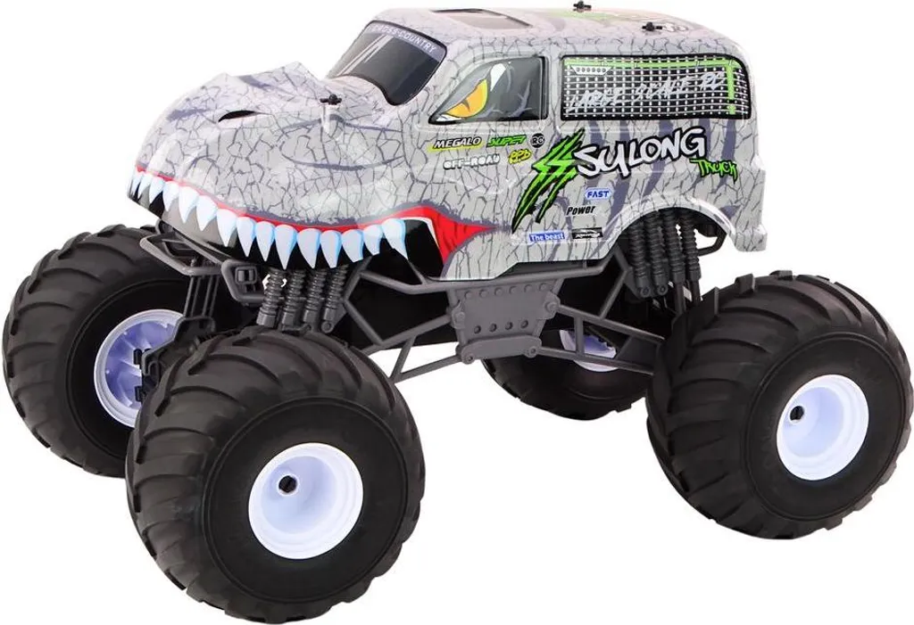 Voiture dinosaure télécommandée 1:6 buggy 2.4G avec grosses suspensions - 2