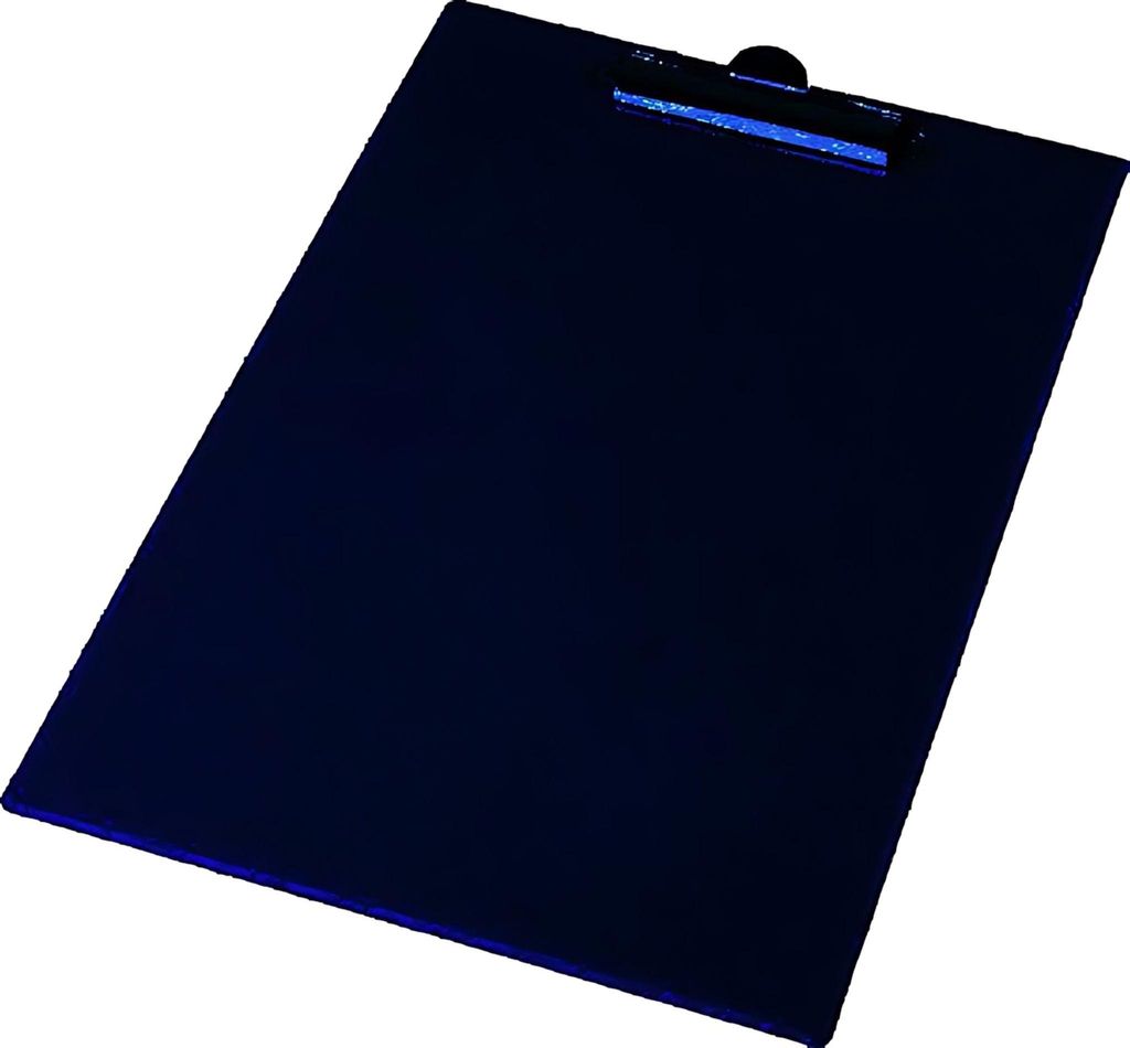 Schreibtafel Klemmbrett A4 Schwarz Mappe Schreibunterlage Schreibplatte Klemme