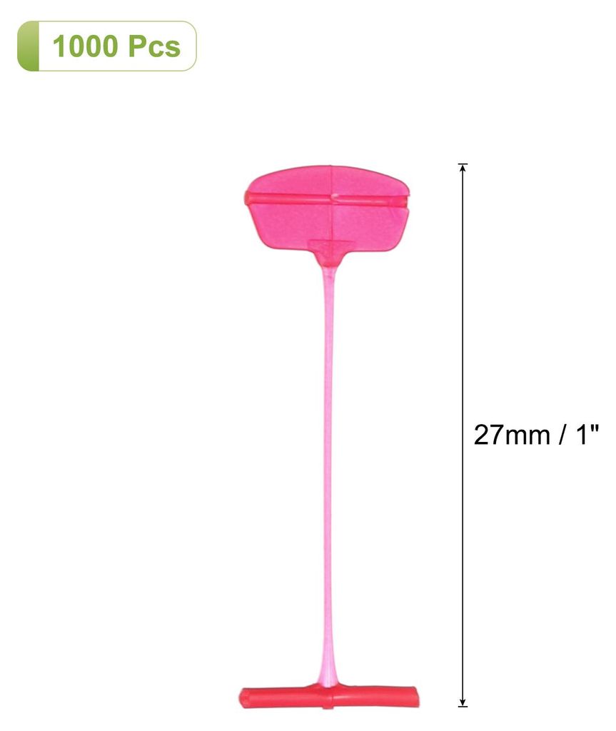 1000 Stš¹ck Heftf?den fš¹r Etikettierpistole Standard, 20mm Tag Pins aus Kunststoff fš¹r Karton Etiketten mit Loch, Etikettierung von Kleidun...