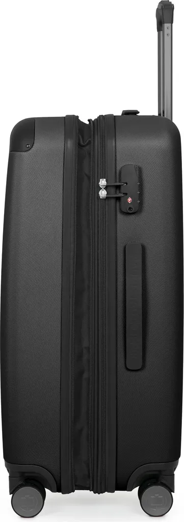 HAUPTSTADTKOFFER Spree Set de 3 Valises Rigides TSA Noir S M L
