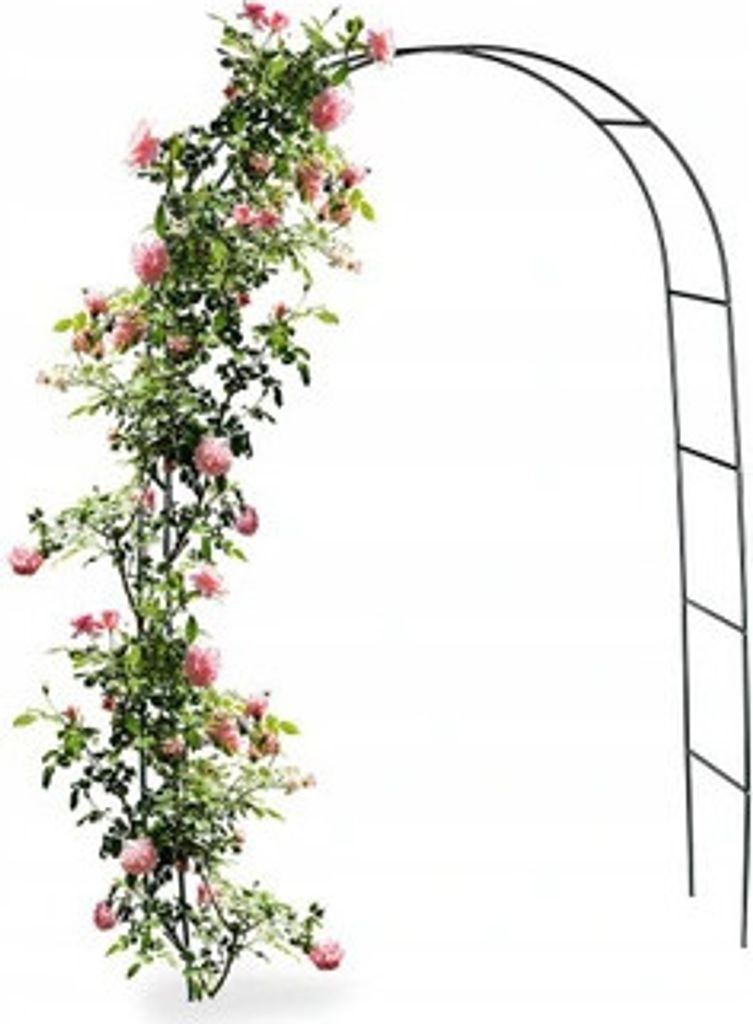 Bogenförmige Gartenlaube für Kletterrosen 240 cm