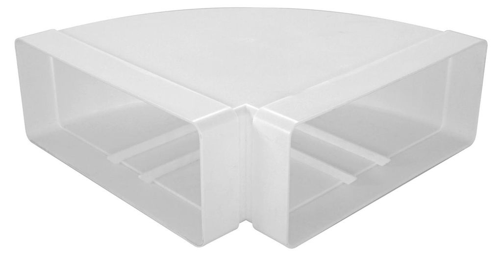 Europlast KLH29-90 – Horizontaler Flachkanalbogen aus Produktbild 