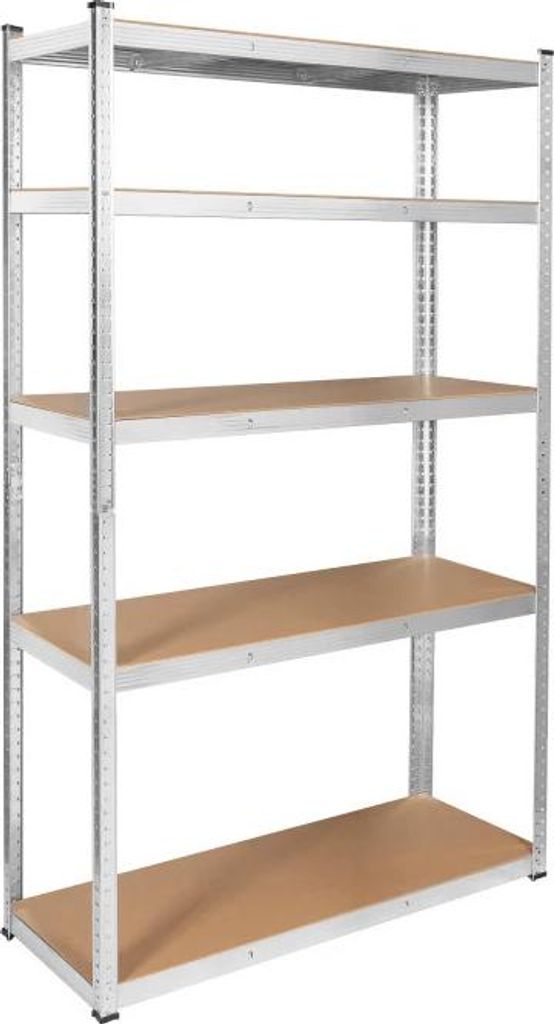 Rebel RB-1252 Scaffale in metallo, 5 ripiani, 205 x 120 x Immagine del prodotto 