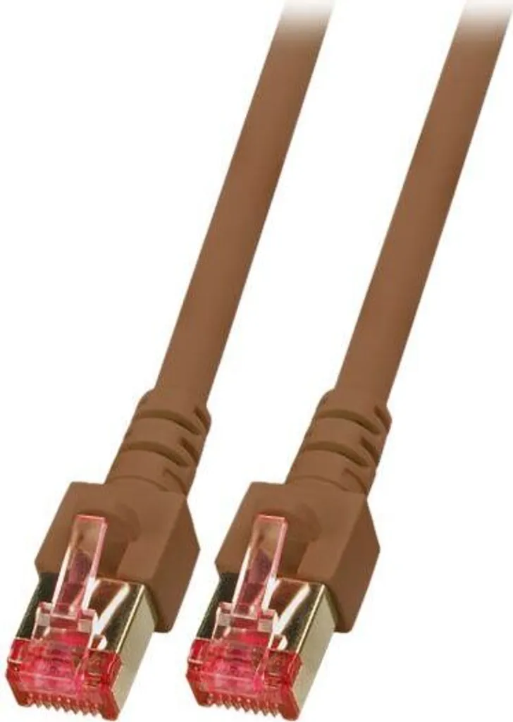 EFB K5517.15 Cavo Rete Cat6 15mt S/FTP Marrone - Schermato LSZH per Switch