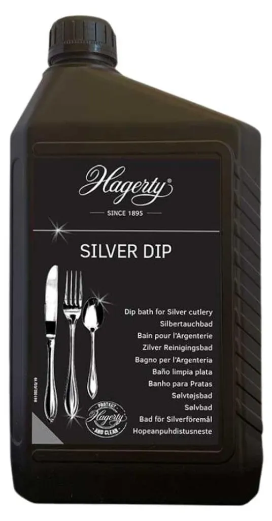 Nettoyer l'argenterie de table avec Hagerty Silver Bath 2000 ml A100403
